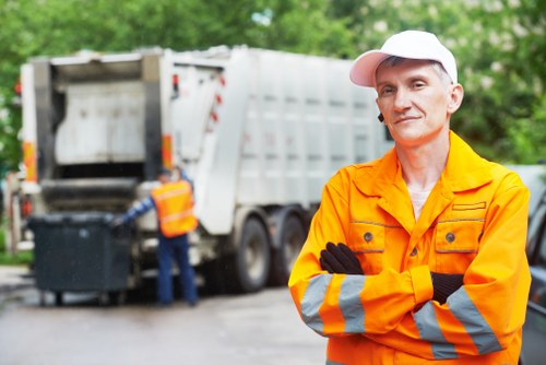 Advanced equipment used in demolition waste removal