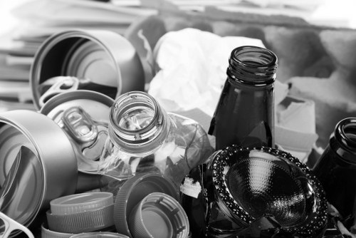 Residents participating in waste recycling program in Brent Cross