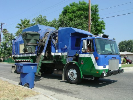 Community clean-up with hired skips