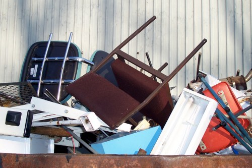 Recycling construction materials at a Brent Cross site